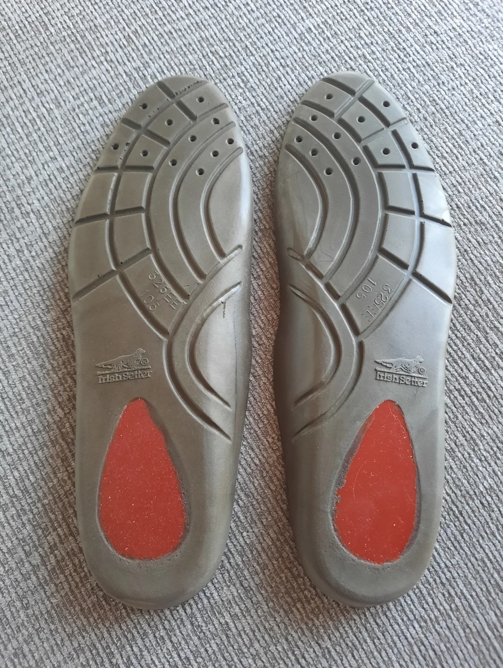 Red Wing Shoes Irish Setter Replacement Footbed Insole Inserts 325EE Size 10.5